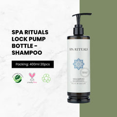 Spa Rituals LOCK Pump Bottle - Shampoo 13.5oz, 400ml (count 20' s/ Pack)