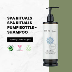 Spa Rituals Pump Bottle - Shampoo 13.5oz, 400g 20/cs