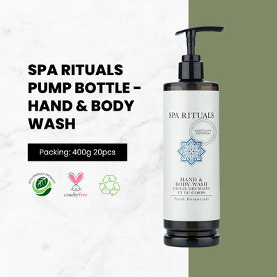 Spa Rituals Pump Bottle - Hand & Body Wash 13.5oz, 400g