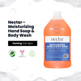 Nectar Recyclable 1 Gallon Jug - Moisturizing Hand Soap & Body Wash 1 Gallon, 3.8L 4/cs