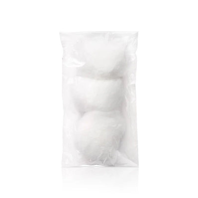 The Essentials Collection - 3 Cotton Balls / Clear Plastic Wrap