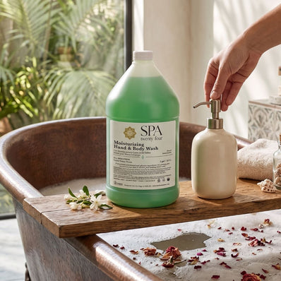 Spa twenty four - Moisturizing Hand  & Body Wash (Recyclable 1 Gallon Jug)