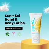 Sun+Sol Hand & Body Lotion 0.7oz, 20ml 300/cs