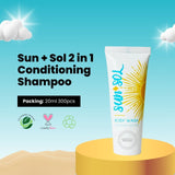 Sun+Sol Conditioning Shampoo 0.7oz, 20ml 300/cs