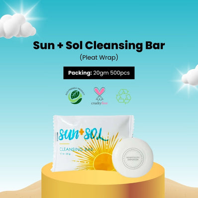 Sun+Sol Cleansing Bar, Round 0.7oz, 20g
