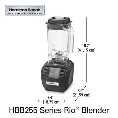 HAMILTON BEACH The Rio® Drink Blender, 1.6 Peak HP, 2 Speeds, Pulse 48oz