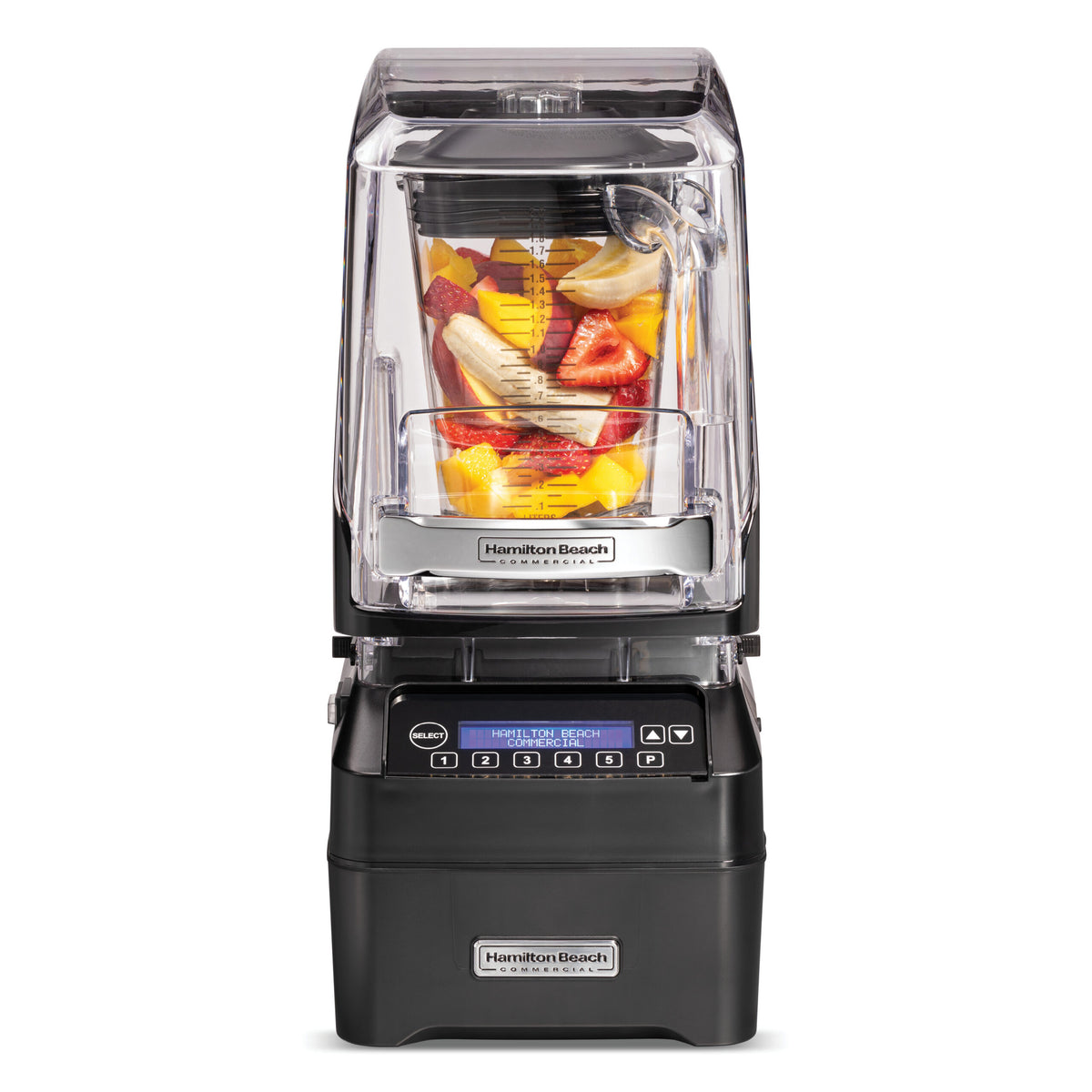 HAMILTON BEACH  The Eclipse™ Blender – 64 oz  ,3 Peak HP, Quiet Blend Technology, 5 Program Buttons, Pulse, Quiet Shield, BPA-Free Copolyester Container