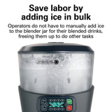 HAMILTON BEACH Revolution® Ice Shaver/Blender, 3 HP, 1/4 HP, 16 Cycles, 64oz Polycarbonate Container