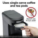 Hamilton Beach Coffee Maker 1 Cup Commercial Soft Pod , Auto Shut Off, Black