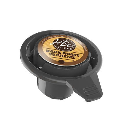 Hamilton Beach Coffee Maker Deluxe Single Serve , Drip Tray with full indicator, Auto Shut Off, Compatible with K-Cup packs