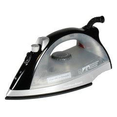Hamilton Beach Black, Lightweight Steam/Spray Iron, Positioning Sensing Auto Shut Off, Extra Long Cord 