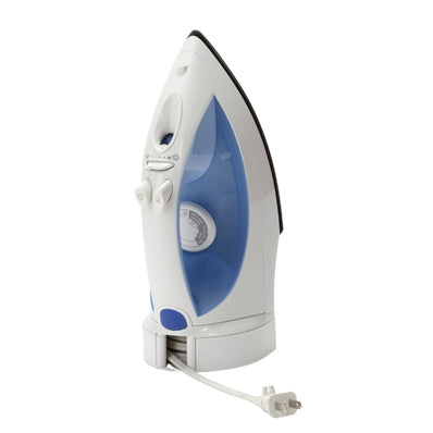 Hamilton Beach Mid Size Steam/Spray Iron w/ Retractable Cord, Position Sensing Auto Shut Off, Blue/White