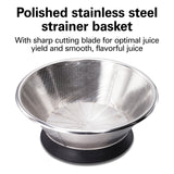 OTTO® Centrifugal Juice Extractor, 76mm Feed Chute, Stainless Steel Juice Bowl, BPA-Free Plastic Lid