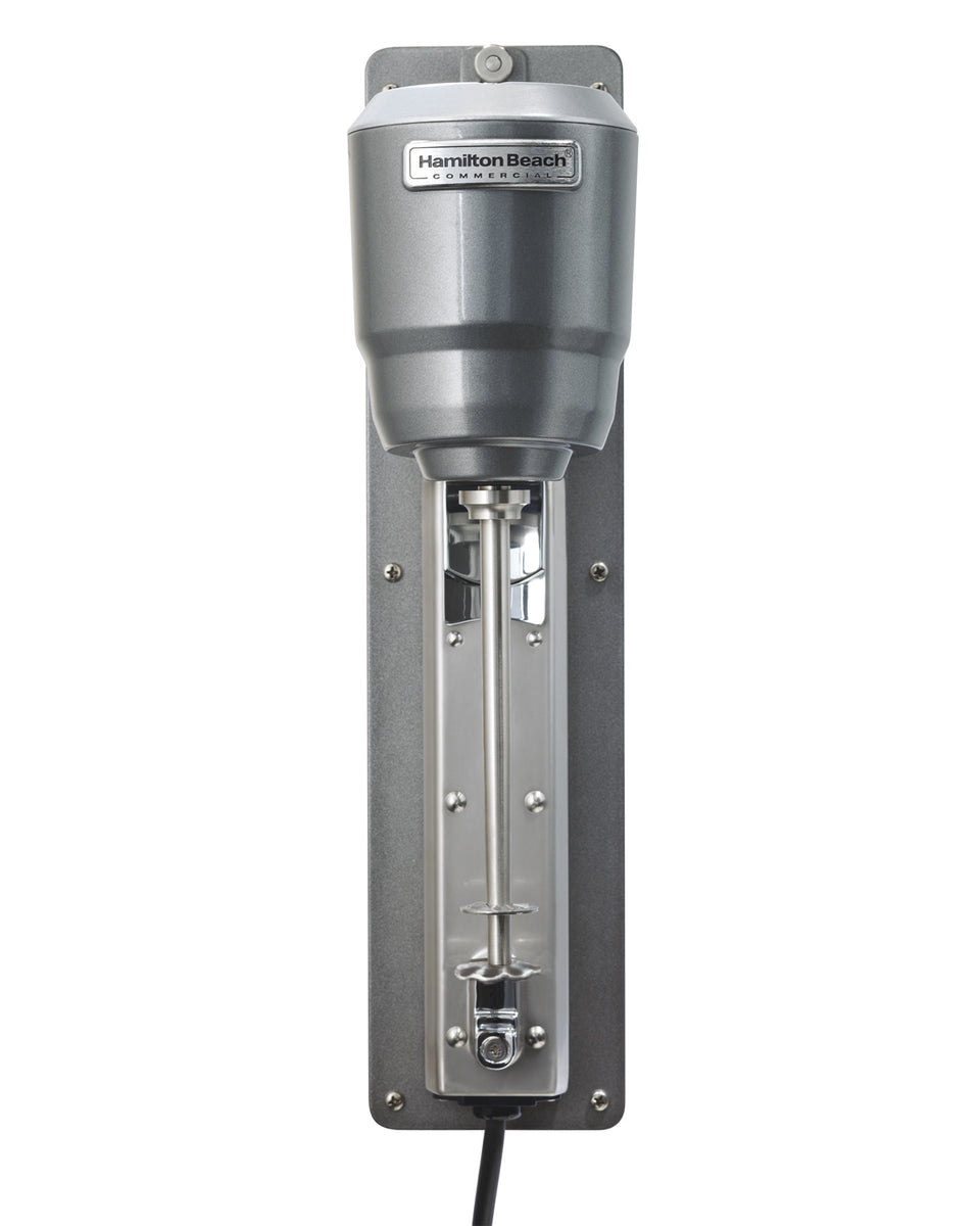 HAMILTON BEACH Wall-Mount Single-Spindle Mixer, 1/3HP, 2 Speed, stainless steel cup (sub to HMD300R)