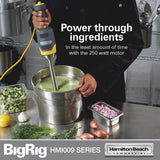 HAMILTON BEACH BigRig™ Compact Immersion Blender- 9in Shaft,  Variable Speed, Medium Duty 250W