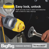 HAMILTON BEACH BigRig™ Compact Immersion Blender- 9in Shaft,  Variable Speed, Medium Duty 250W