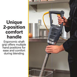 HAMILTON BEACH BigRig™ Immersion Blender-12in Shaft, Variable Speed, Heavy Duty 800W