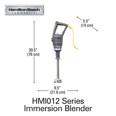 HAMILTON BEACH BigRig™ Immersion Blender-12in Shaft, Variable Speed, Heavy Duty 800W
