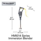 HAMILTON BEACH BigRig™ Immersion Blender-14-in Shaft, Variable Speed, Heavy Duty 800W