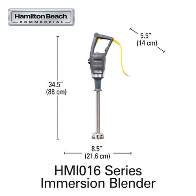 HAMILTON BEACH BigRig™ Immersion Blender-16-in Shaft, Variable Speed, Heavy Duty 800W
