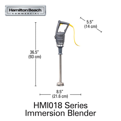 HAMILTON BEACH BigRig™ Immersion Blender-18-in Shaft, Variable Speed, Heavy Duty 800W