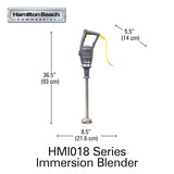 HAMILTON BEACH BigRig™ Immersion Blender-18-in Shaft, Variable Speed, Heavy Duty 800W