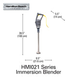 HAMILTON BEACH BigRig™ Immersion Blender-21-in Shaft, Variable Speed, Heavy Duty 800W