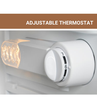 Hamilton Beach 3.2 cu. Ft. Refrigerator, Energy Star, 3 glass shelves, rev.door, leveling ft.