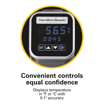 ACUVIDE ™1000 Immersion Circulator, 1200W Immersion Circulator, 8 gallons