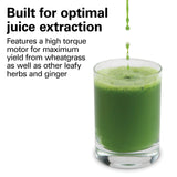 HAMILTON BEACH FreshMark™ Electric Wheatgrass Juicer, Stainless Steel Head, Auger and Screen.