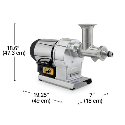 HAMILTON BEACH FreshMark™ Electric Wheatgrass Juicer, Stainless Steel Head, Auger and Screen.