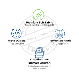 100% Cotton Flannel Fitted Face Rest Cover w/Facing, Color White/Nautral 12/Pack