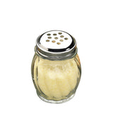 Swirl Cheese Shaker Glass 6 oz 4 ct