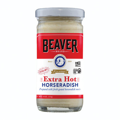 Beaver Extra Hot Horseradish 4 oz
