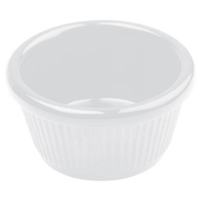 Ramekin 1.5oz Mel Wht pk 1 dz