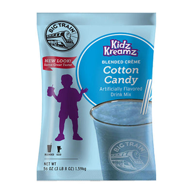 Big Train Kidz Kreamz Cotton Candy Blended Creme Mix 3.5 lb