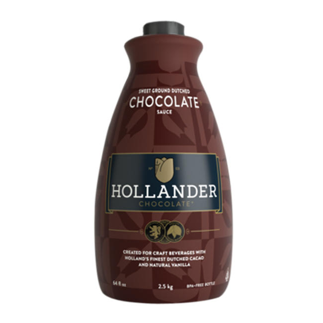 Hollander Barista Sweet Ground Dutched Chocolate Sauce 64 oz
