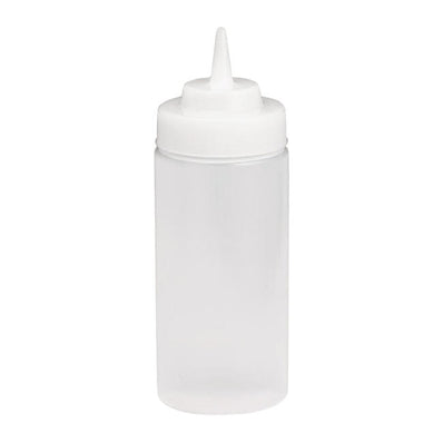 WideMouth Squeeze Bottle Clear 16 oz 2 dz