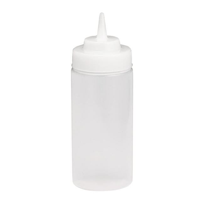 WideMouth Squeeze Bottle Clear 16 oz 2 dz