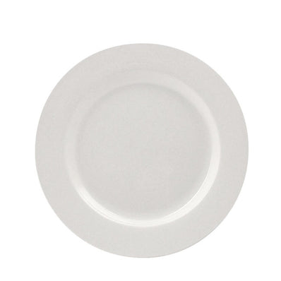 Porcelana Plate Bright White 10 1/2" 1 dz