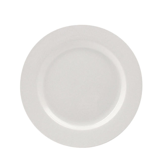 Porcelana Plate Bright White 10 1/2" 1 dz