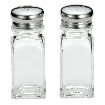 Square Salt and Pepper Shaker 2 oz 6 dz