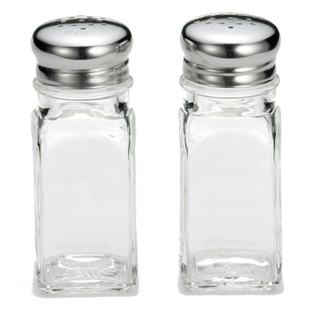 Square Salt and Pepper Shaker 2 oz 6 dz
