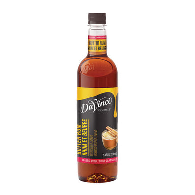 DaVinci Gourmet Classic Butter Rum Syrup PET 750 ml