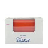 Fat Straw Red 8" 400 ct