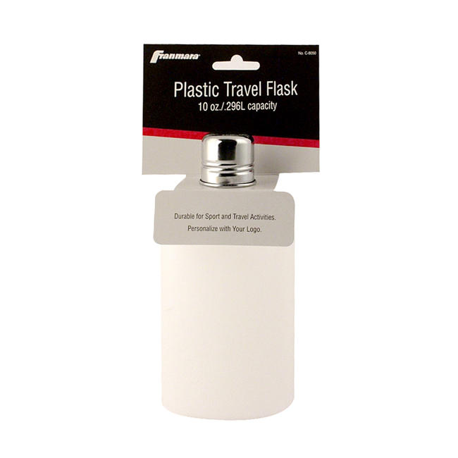 Plastic Flask  10 oz each