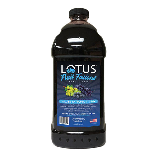 Lotus Fruit Fusions Wildberry Concentrate 64 oz