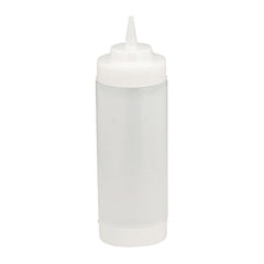 Dualway WideMouth Squeeze Bottle Clear 24 oz 1 dz