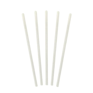 Jumbo Straw Clear 7 3/4" 500 ct