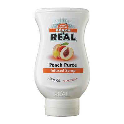 Real Infused Peach Syrup 16.9 oz